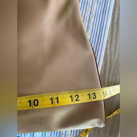 FRAME  Women's Bag Ilona Hamer Tan Leather  Shoulder Bag Made In Ítaly NWT - Picture 11 of 16